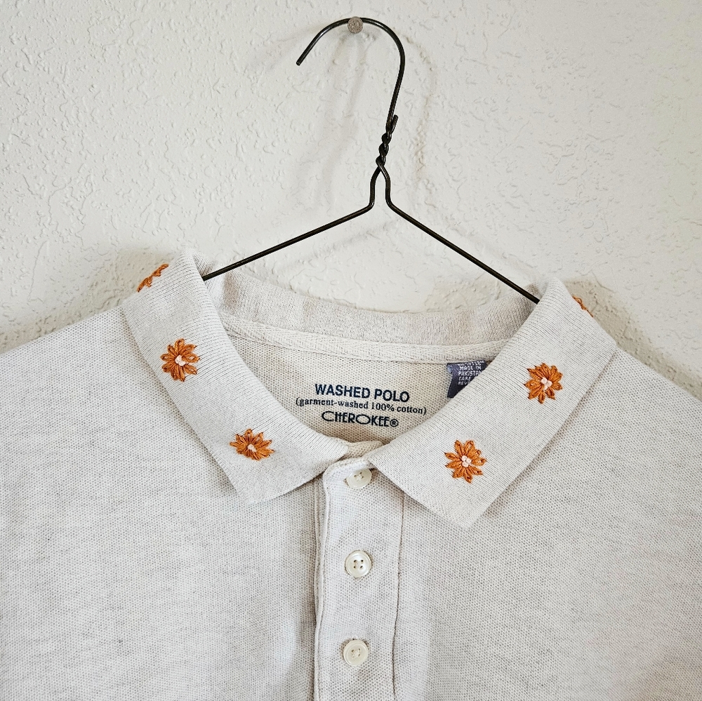 Vintage Oversized Tshirt 100% cotton hand embroidered detail